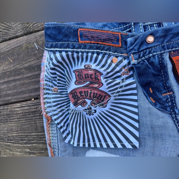 Rock Revival Women’s Blue Sukie Skinny Low Rise Jeans  Streetwear Grunge|Size:28 - Picture 10 of 16